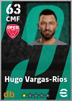 Hugo Vargas-Ríos — CMF, OVR 63, MAX 63