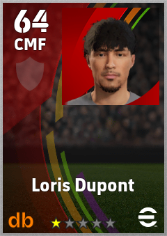 Loris Dupont eFootball player card