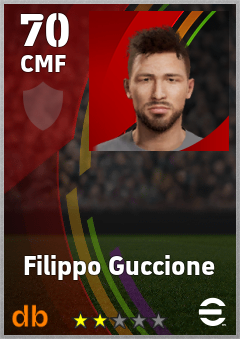 Filippo Guccione — CMF, OVR 70, MAX 70