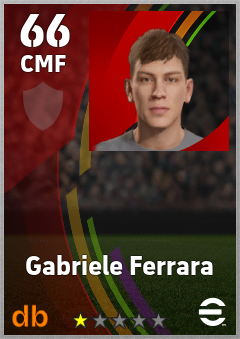 Gabriele Ferrara eFootball player card