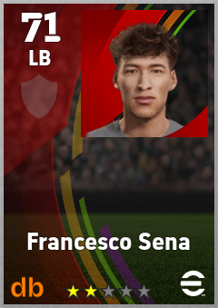 Francesco Sena — LB, OVR 71, MAX 71