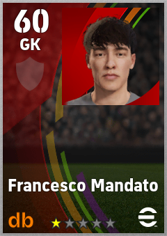 Francesco Mandato eFootball player card