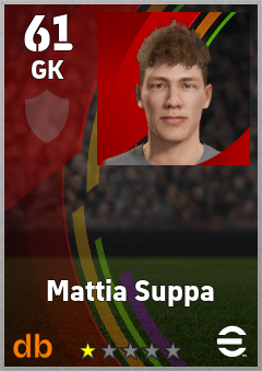 Mattia Suppa — GK, OVR 61, MAX 61
