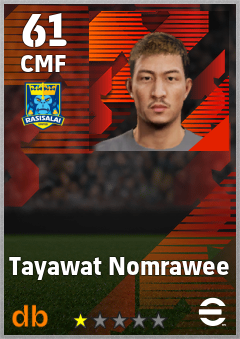 Tayawat Nomrawee — CMF, OVR 61, MAX 61