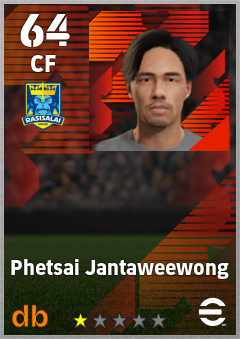 Phetsai Jantaweewong eFootball player card
