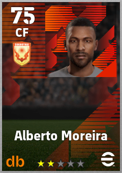 Alberto Moreira — CF, OVR 75, MAX 75