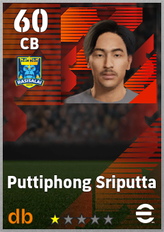 Puttiphong Sriputta eFootball player card