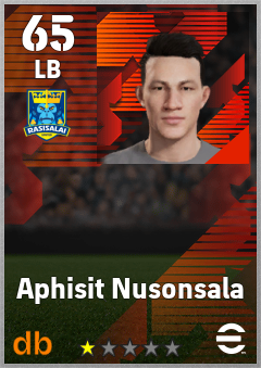 Aphisit Nusonsala — LB, OVR 65, MAX 65