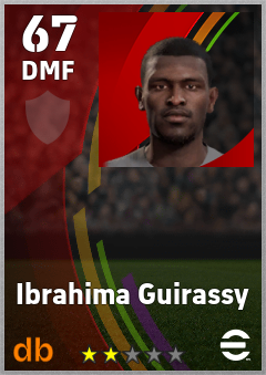Ibrahima Guirassy — DMF, OVR 67, MAX 67