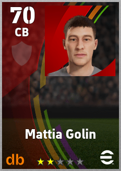 Mattia Golin eFootball player card