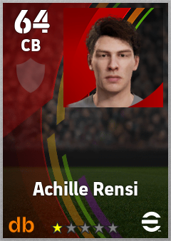Achille Rensi eFootball player card