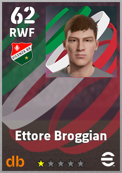 Ettore Broggian eFootball player card
