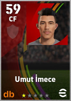 Umut İmece — CF, OVR 59, MAX 59