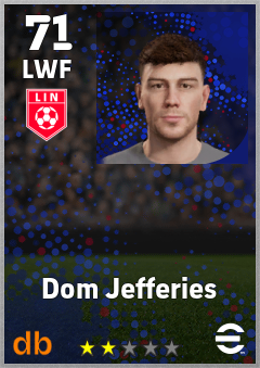Dom Jefferies eFootball player card