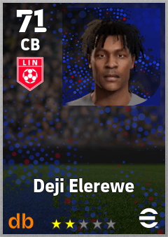Deji Elerewe — CB, OVR 71, MAX 71