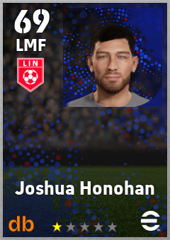 Joshua Honohan — LMF, OVR 69, MAX 69