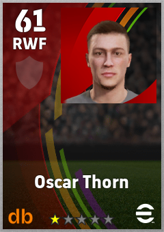 Oscar Thorn — RWF, OVR 61, MAX 61