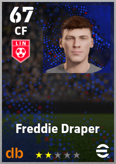 Freddie Draper eFootball player card