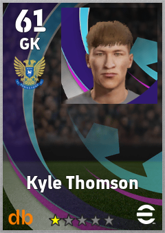 Kyle Thomson — GK, OVR 61, MAX 61