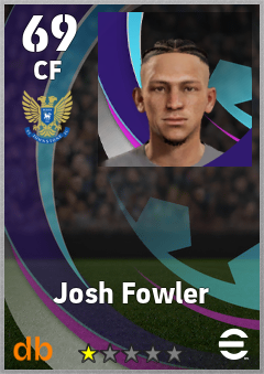 Josh Fowler — CF, OVR 69, MAX 69