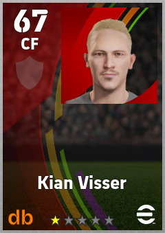 Kian Visser eFootball player card