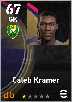 Caleb Kramer eFootball player card