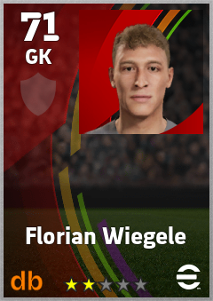 Florian Wiegele eFootball player card