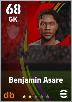 Benjamin Asare eFootball player card