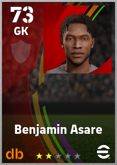 Benjamin Asare eFootball player card