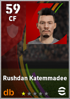 Rushdan Katemmadee eFootball player card