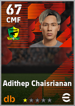 Adithep Chaisrianan eFootball player card