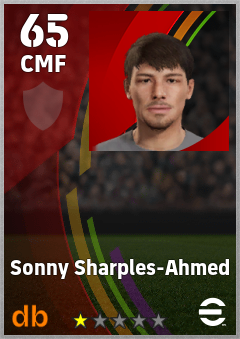 Sonny Sharples-Ahmed — CMF, OVR 65, MAX 65