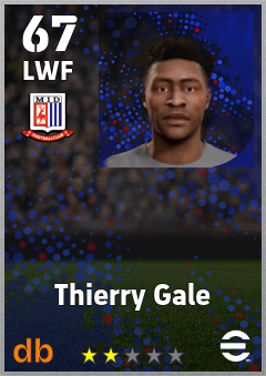 Thierry Gale — LWF, OVR 67, MAX 67