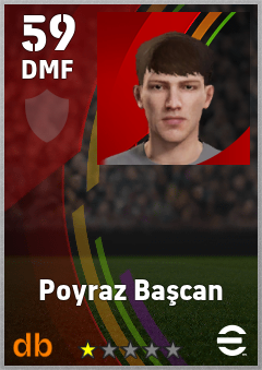 Poyraz Başcan — DMF, OVR 59, MAX 59