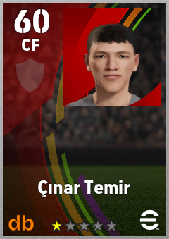 Çınar Temir eFootball player card