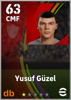 Yusuf Güzel eFootball player card