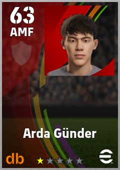 Arda Günder eFootball player card
