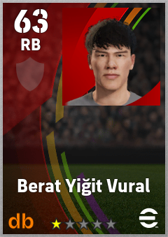 Berat Yiğit Vural eFootball player card