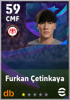 Furkan Çetinkaya — CMF, OVR 59, MAX 59