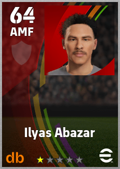 Ilyas Abazar eFootball player card