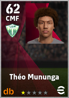 Théo Mununga eFootball player card