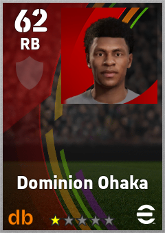 Dominion Ohaka eFootball player card