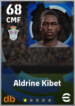 Aldrine Kibet — CMF, OVR 68, MAX 68