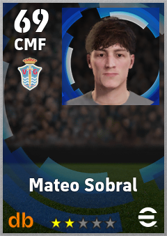Mateo Sobral eFootball player card