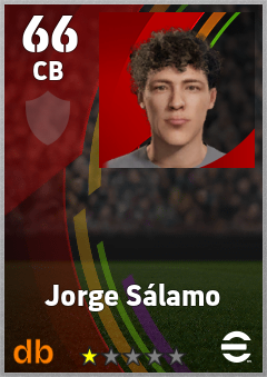 Jorge Sálamo eFootball player card