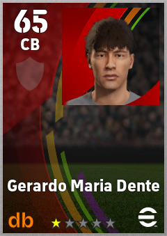 Gerardo Maria Dente eFootball player card