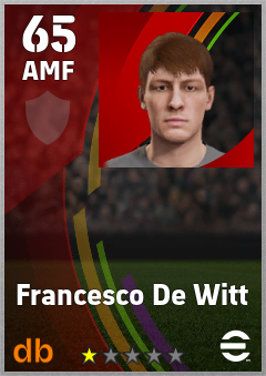 Francesco De Witt eFootball player card