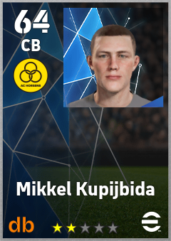 Mikkel Kupijbida — CB, OVR 64, MAX 64