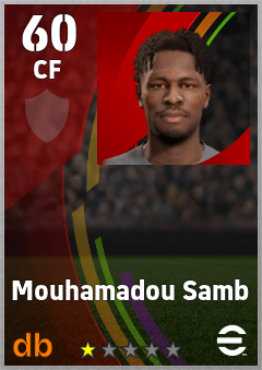 Mouhamadou Samb — CF, OVR 60, MAX 60
