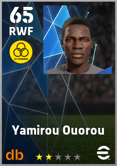 Yamirou Ouorou — RWF, OVR 65, MAX 65